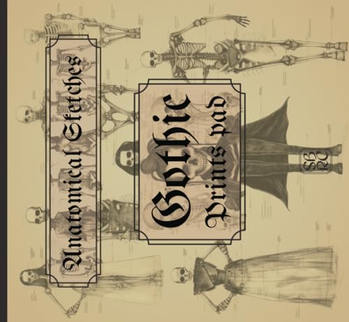 Anatomical Sketches: Gothic Prints Pad (Gothic Themed Print Pads)