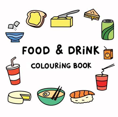 Food and Drink Colouring Book
