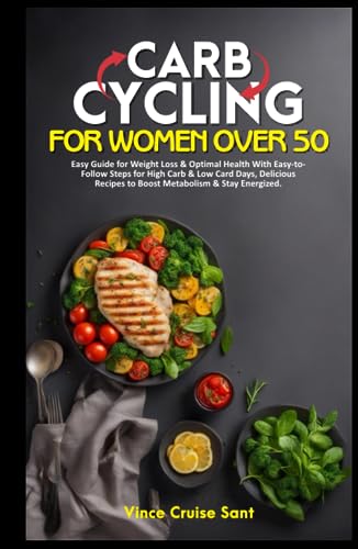 Carb Cycling for Women Over 50 : Easy Guide for Weight Loss and Optimal Health with Easy-To-Follow Steps for High Carb and Low Card Days, Delicious Recipes to Boost Metabolism and Stay Energized