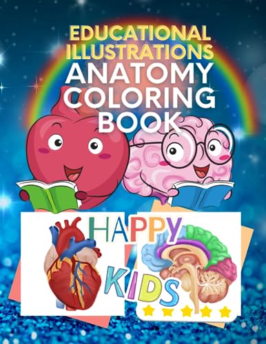 Friendly Anatomy Coloring Book for Kids: Explore the Wonders of the Human Body Through Coloring