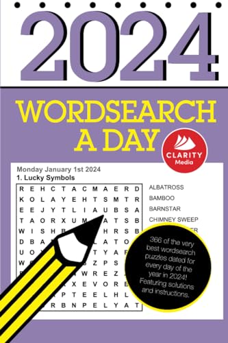 Wordsearch a Day 2024: Featuring 366 word search puzzles