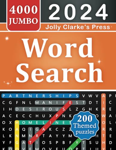 4000 Word Search for Adults Large Print (200 Themed Puzzles) the BEST - Great Fun - Weeks of Entertainment- Challenging Word Finding Puzzle Book. Anti Eye Strain - Keep Brain Sharp for Adults, Seniors and Teens