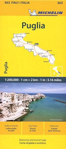 Puglia - Michelin Local Map 363 