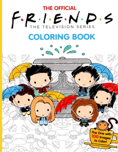 The Official Friends Coloring Book: The One with 100 Images to Color!