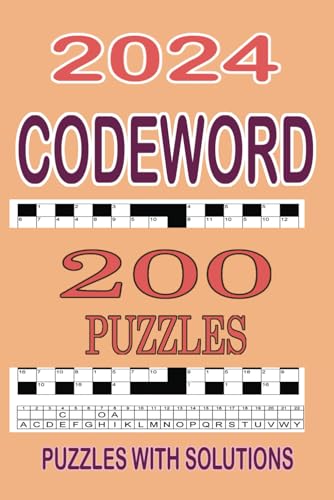 Codeword Book for adult 2024: Quick Daily Code words containing 200 puzzles with solution