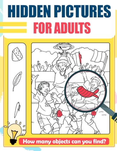 Hidden Pictures for Adults: A Challenging Search Book with Unique Illustrations, Enchanting Images for All Ages, Perfect for Any Occasion, Birthday Gifts