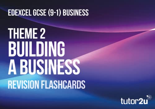 Edexcel GCSE (9-1) Business Theme 2 Building a Business Revision Flashcards