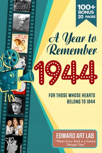 A Year to Remember 1944 Book: Unveiling the Past, An Immersive Journey Through History, The Painting Recreates of 1944 Celebrate Life's Milestones, ... Where History Comes Alive for Time Traveler)