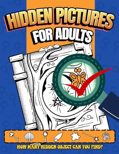 Hidden Pictures for Adults: Discovering Beach Seek and Find Activity Book, Gifts Images for All Ages, Any Occasion, Perfect Way to Stress Relief, Christmas Gifts
