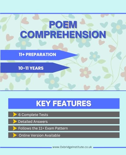 Poem Comprehension : Perfect for GL, London Grammar and Private School Exams