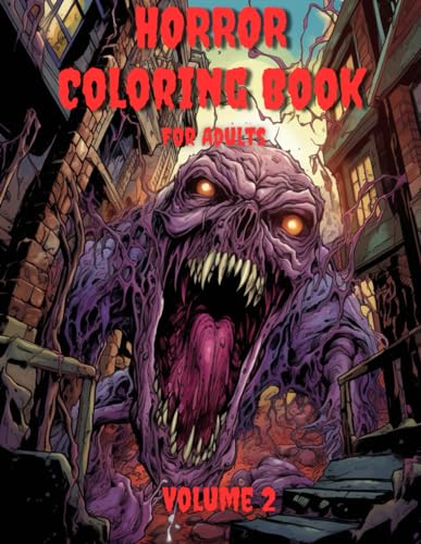 Horror Coloring Book for Adults