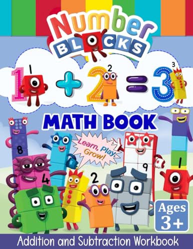 Math Book for Kids : Number Blocks Addition and Subtraction for Kids ...