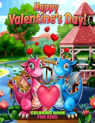 Happy Animals Valentine's Day Coloring Book for kids: great coloring book gift for toddlers preschool girls and boys, cool gift from parents to children, A Fun Kid Workbook