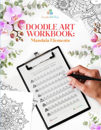 Doodle Art Workbook: Mandala Elements for Tracing and Practice (Doodle Art Practice Workbooks)