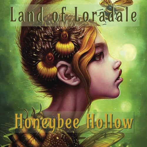 Honeybee Hollow - Land of Loradale: by BadA$$Art - adult grayscale coloring book for stress relief and relaxation