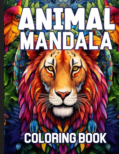 Animal Mandala Coloring Book