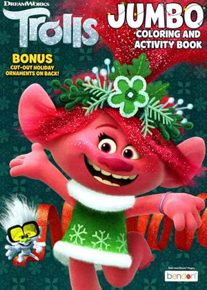 Christmas Trolls - Jumbo Coloring & Activity Book
